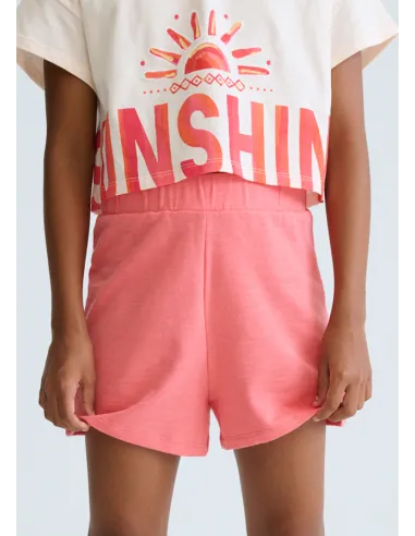 Conj. short grafica - Flamingo  