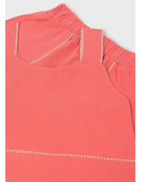 Conj. short puntada concha - Flamingo  