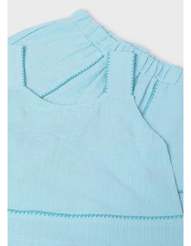 Conj. short puntada concha - Agua      