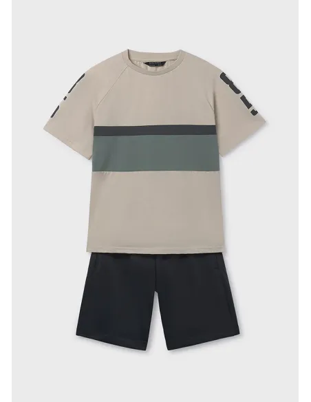 Conj. punto print "85" - Grafito   