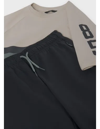 Conj. punto print "85" - Grafito   