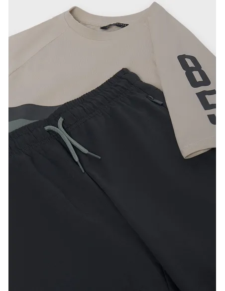 Conj. punto print "85" - Grafito   