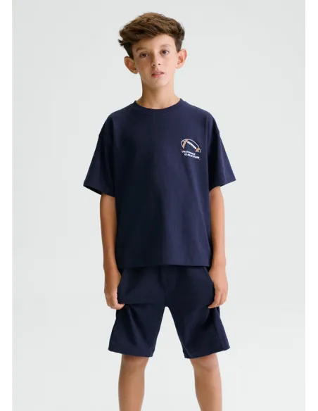 Conj. punto print back - Marino    