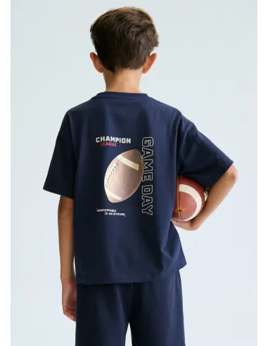 Conj. punto print back - Marino    