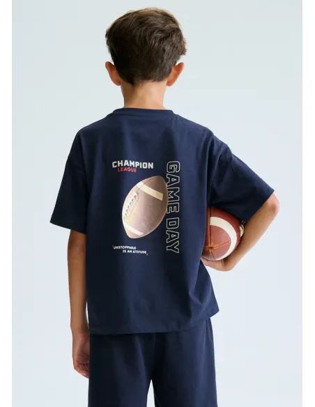 Conj. punto print back - Marino    