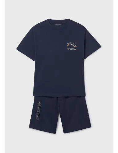 Conj. punto print back - Marino    