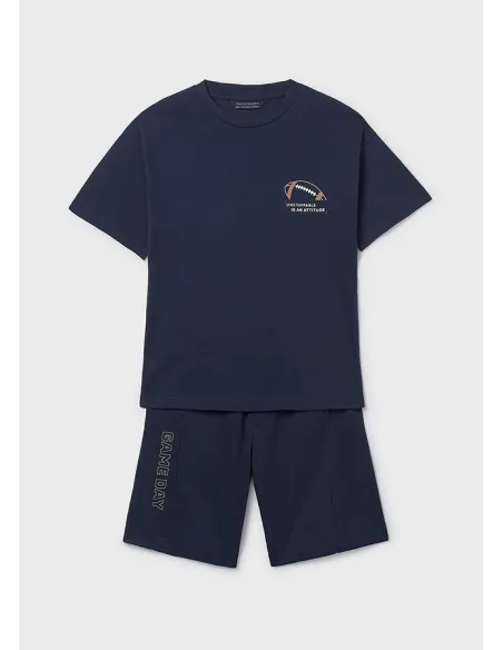 Conj. punto print back - Marino    