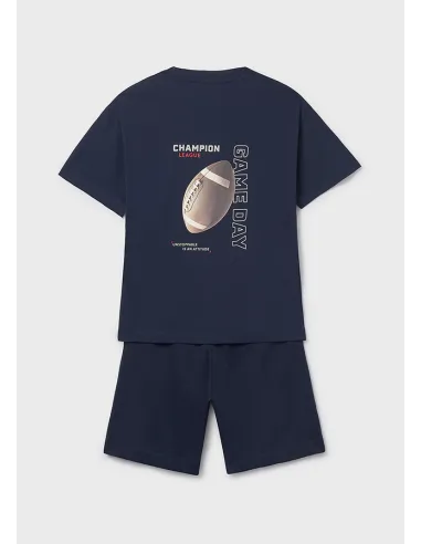 Conj. punto print back - Marino    