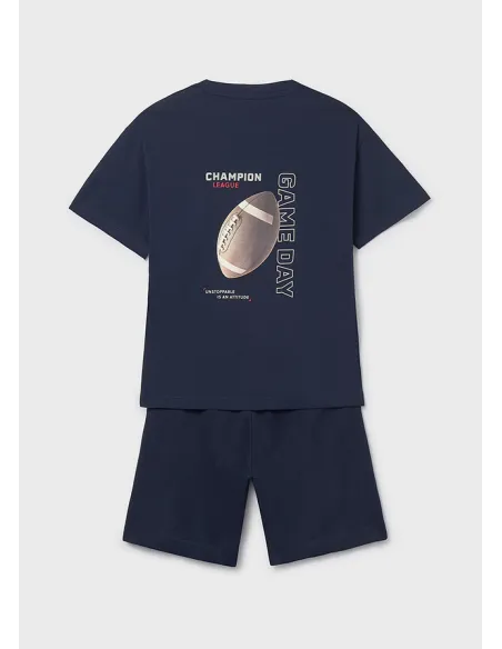 Conj. punto print back - Marino    