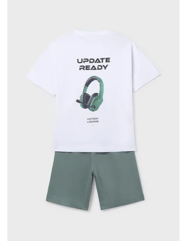 Conj. punto print back - Laurel    