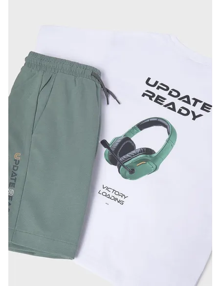 Conj. punto print back - Laurel    