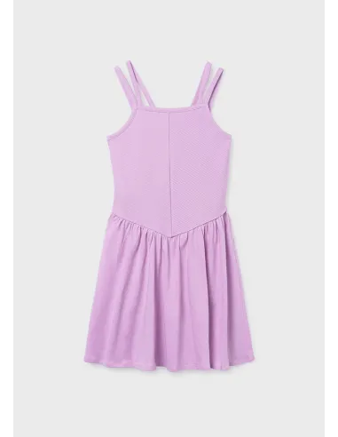 Vestido punto canale - Lilac     