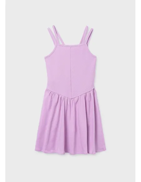 Vestido punto canale - Lilac     