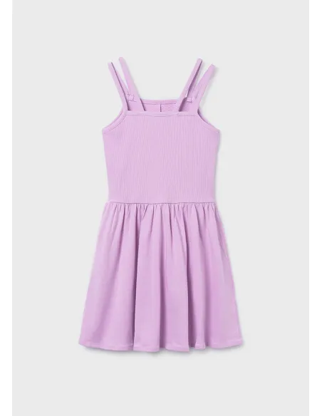 Vestido punto canale - Lilac     