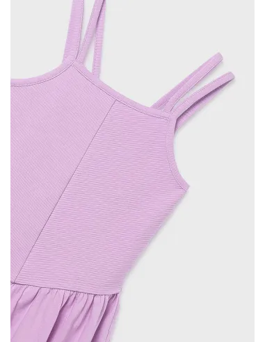 Vestido punto canale - Lilac     