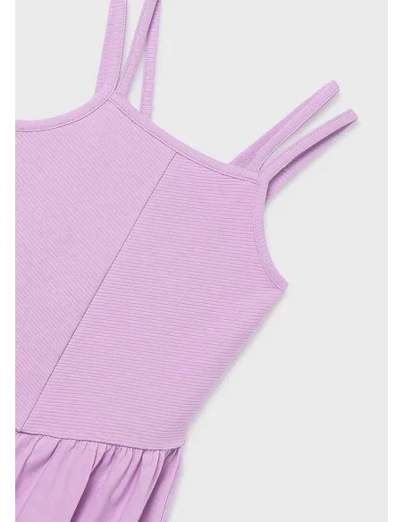 Vestido punto canale - Lilac     