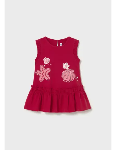 Vestido serigrafia - Rojo      