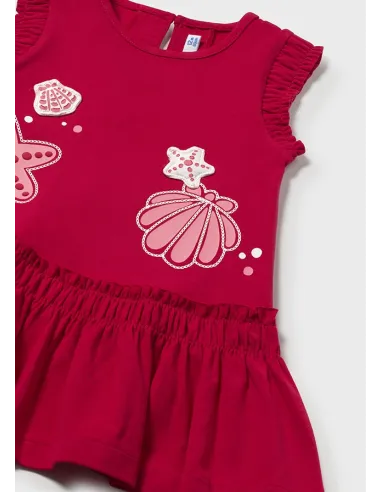 Vestido serigrafia - Rojo      