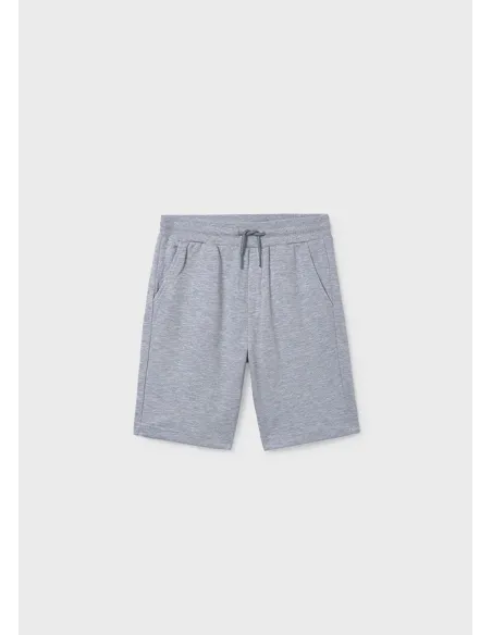 Bermuda felpa basica - Gris vig  