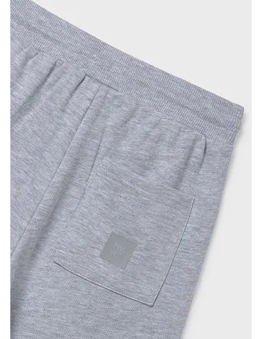 Bermuda felpa basica - Gris vig  