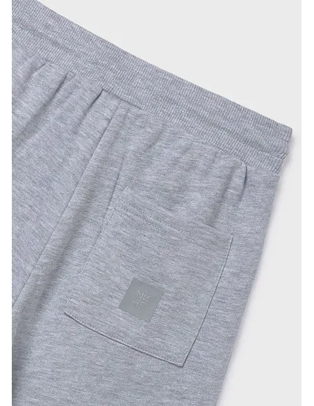 Bermuda felpa basica - Gris vig  