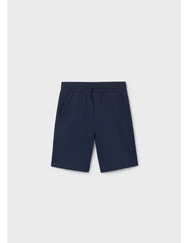 Bermuda felpa basica - Marino    