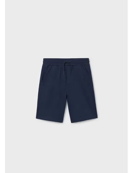 Bermuda felpa basica - Marino    