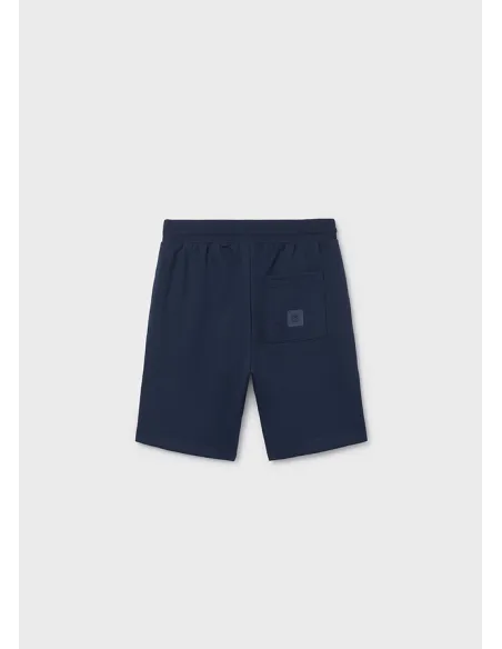 Bermuda felpa basica - Marino    