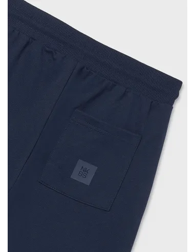 Bermuda felpa basica - Marino    