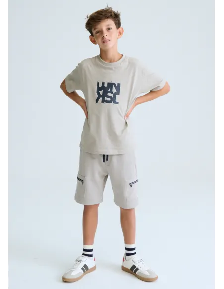 Camiseta m/c basica - Shitake   