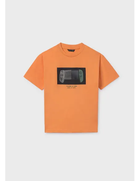 Camiseta m/c play - Apricot   