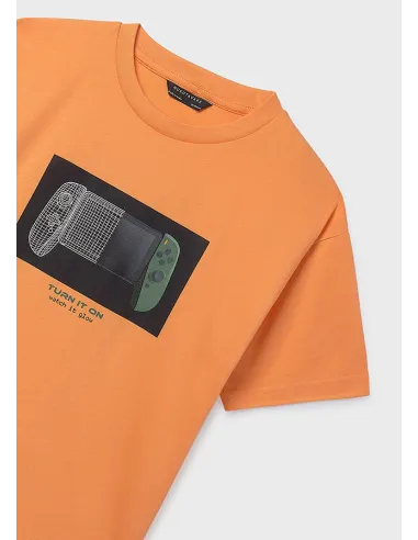 Camiseta m/c play - Apricot   