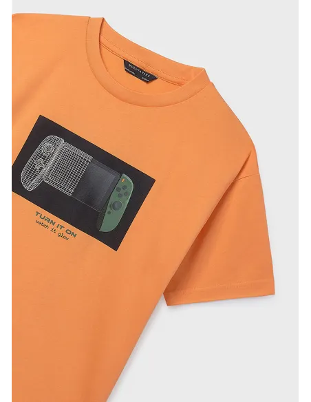 Camiseta m/c play - Apricot   
