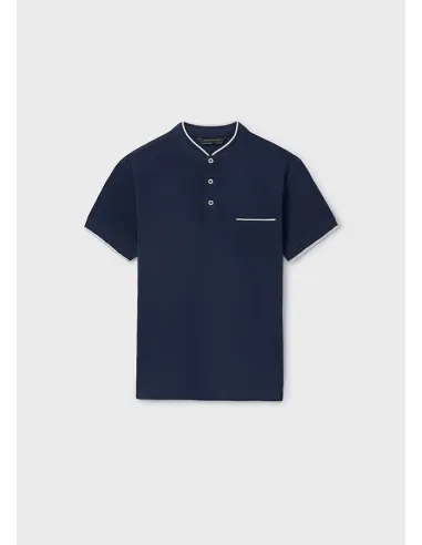 Polo m/c cuello mao - Atlantico 