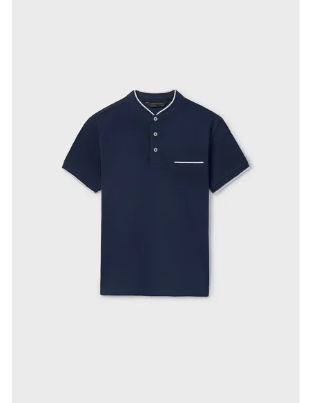 Polo m/c cuello mao - Atlantico 