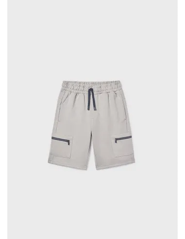 Bermuda interlock cremalleras - Shitake   