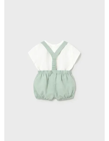 Conj. pantalon corto tirantes - Aqua