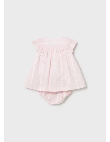 Vestido gasa - Rosa baby