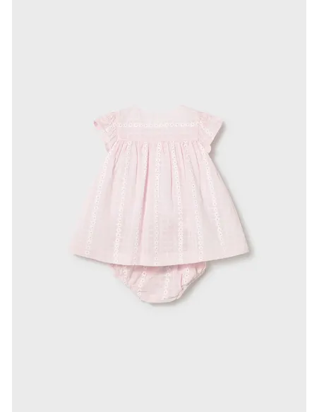 Vestido gasa - Rosa baby