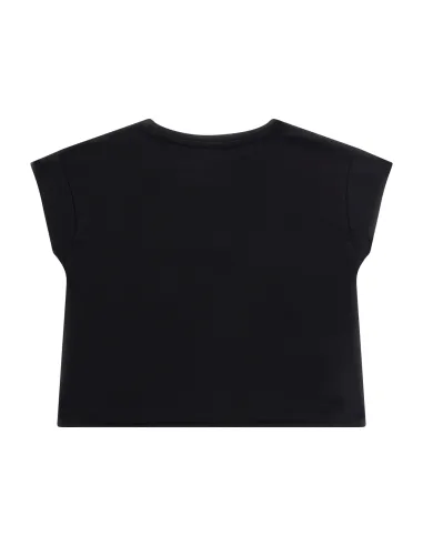 CROP SS T-SHIRT Jet Black A996