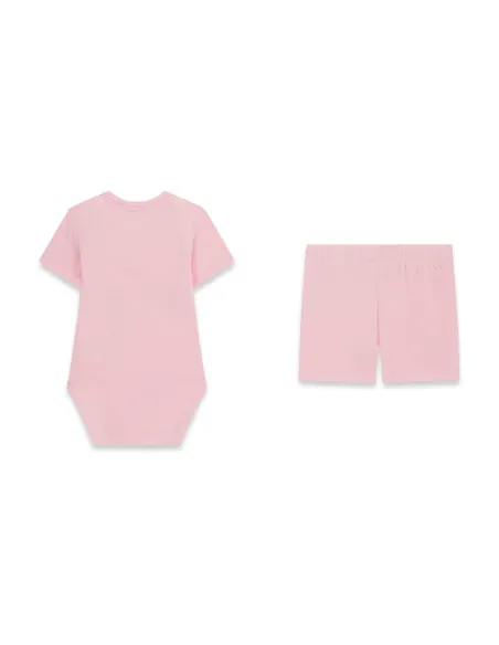 SET STR JERSEY SS BODY+SHORTS TAFFY ROSE