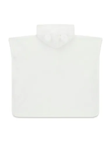 BABY PONCHO TOWEL Pure White
