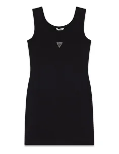 STRETCH JERSEY TANK DRESS Jet Black A996