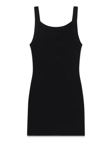 SL RIB DRESS_MINI ME Jet Black A996