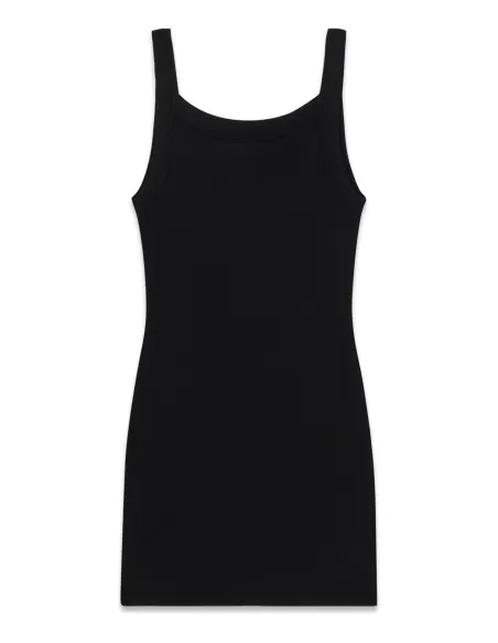 SL RIB DRESS_MINI ME Jet Black A996