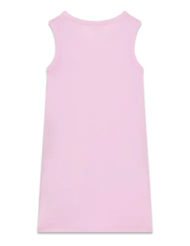 JERSEY SL DRESS TAFFY ROSE
