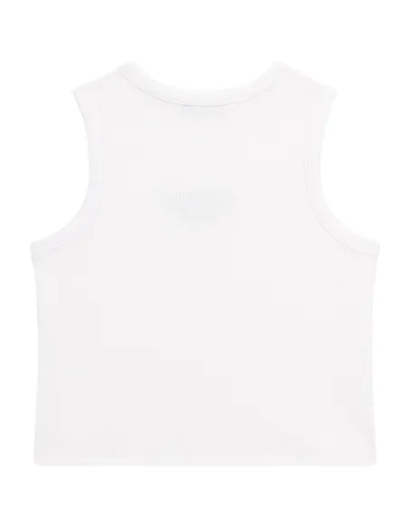 RIB MIDI SL T-SHIRT Pure White