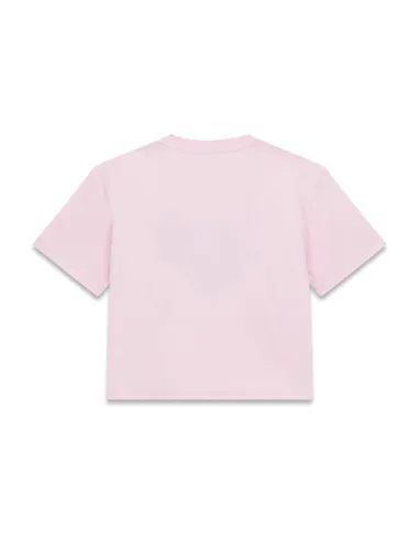 CROP SS T-SHIRT TAFFY ROSE