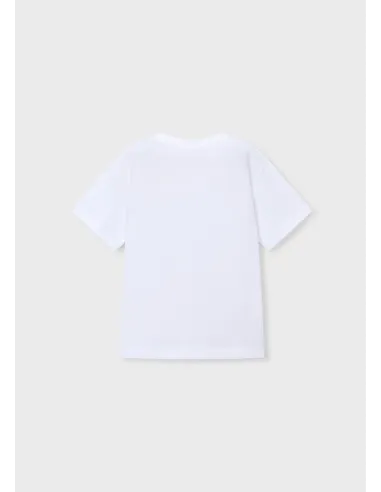 Camiseta m/c embossed vespa - Blanco    