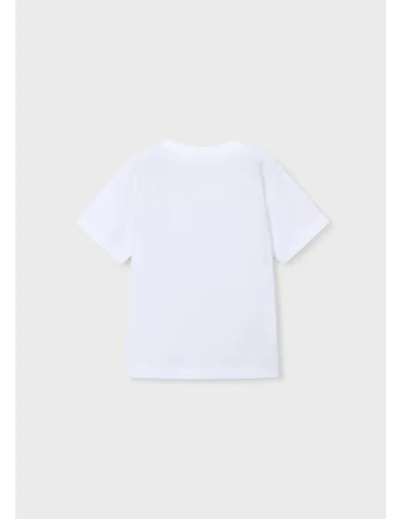 Camiseta m/c embossed vespa - Blanco    